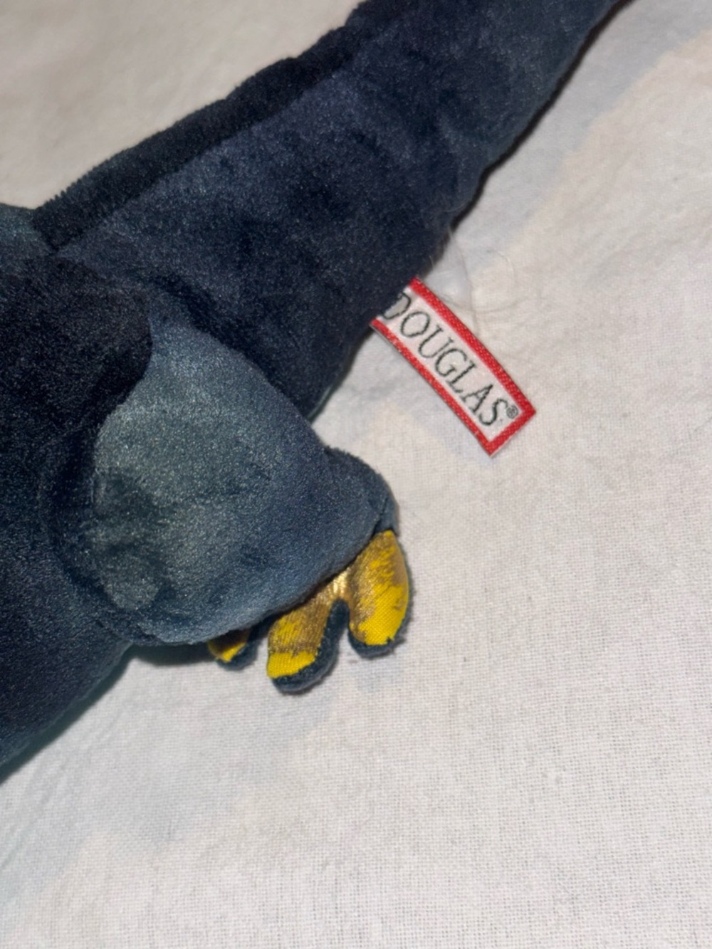 Douglas Aragon Navy Dragon Large Plush Stuffed Animal - Picture 9 of 9